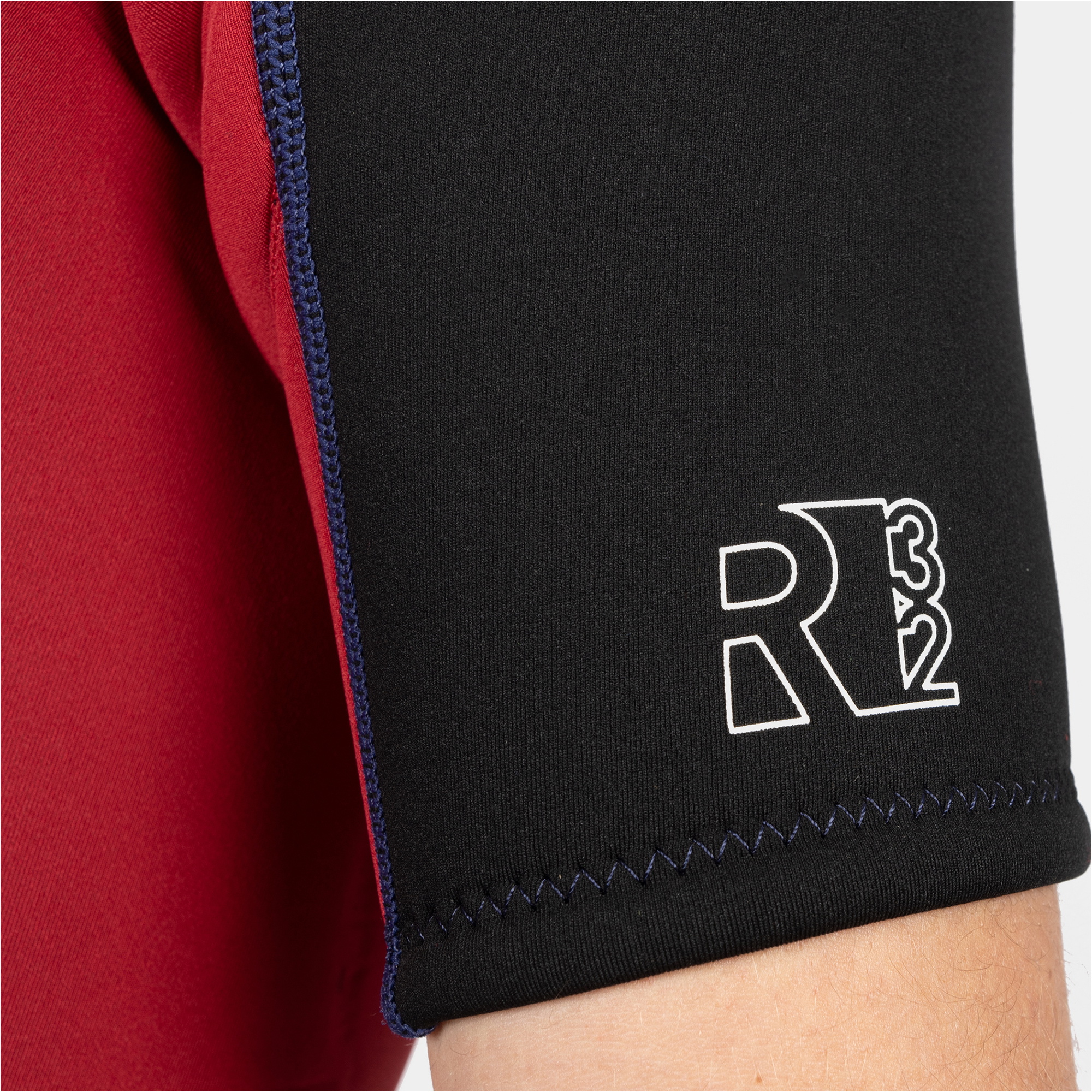 2025 Gul Da Uomo Response 3/2mm Back Zip Shorty Muta RE3319-C1 - Navy / Red